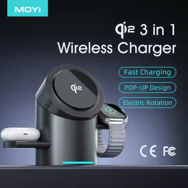 Chargeur sans fil 3 en 1
