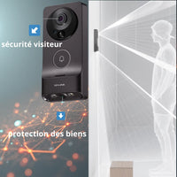 Sonnette vidéo intelligente double caméra