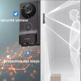 Sonnette vidéo intelligente double caméra